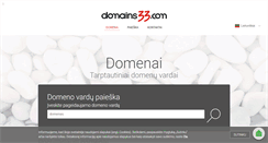 Desktop Screenshot of domains33.com