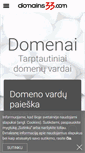 Mobile Screenshot of domains33.com