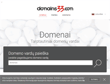 Tablet Screenshot of domains33.com